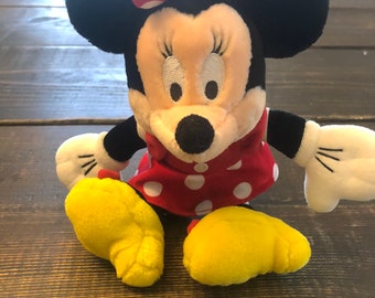 Vintage Disney Minnie Mouse Plush Stuffed Animal