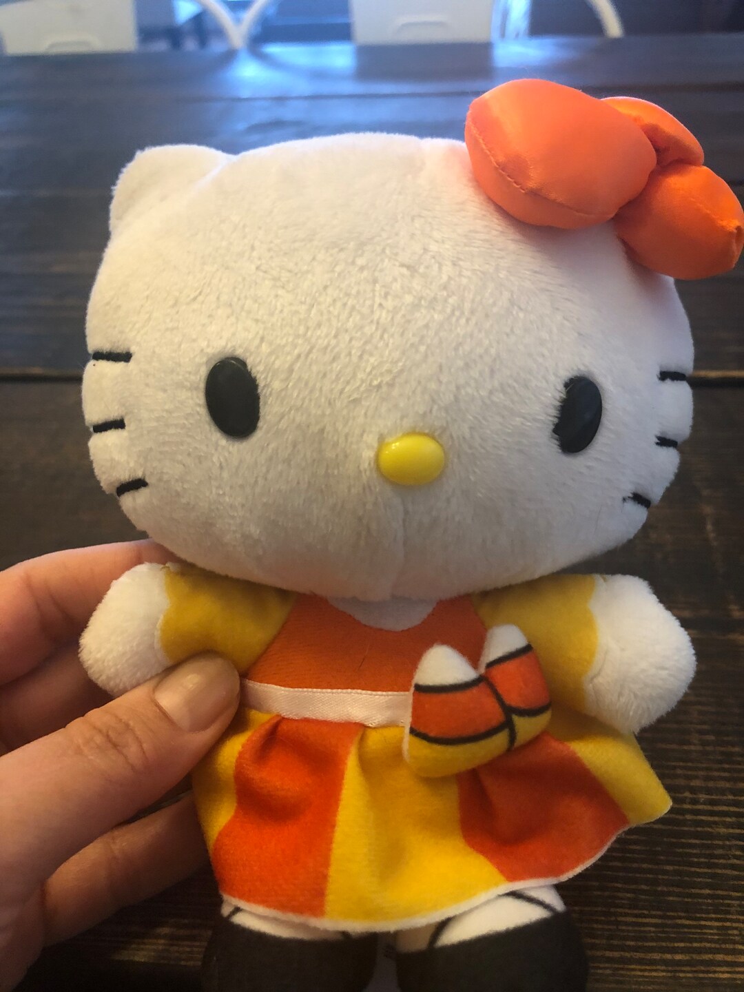 Halloween Candy Corn Hello Kitty Sanrio Plush Stuffed Animal Etsy