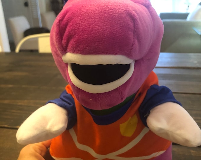 Barney Dinosaur Pink Police Officer Barney Plush Stuffed Animal - Etsy