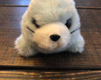 Vintage Limited Edition Swibco Puffkins Slick Baby Blue Seal