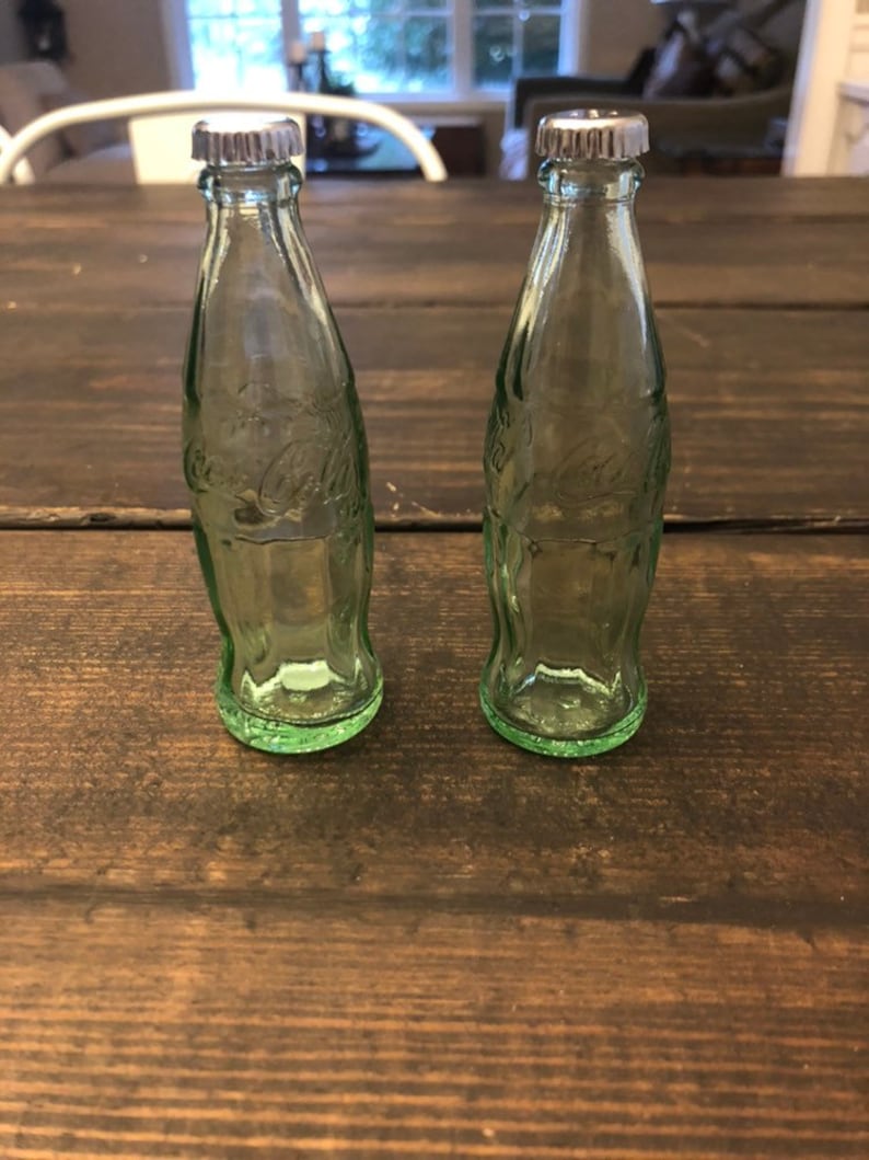Vintage like Coca Cola salt and pepper shakers
