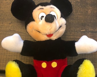 Vintage Mickey Mouse Plush Disney Parks Stuffed Animal