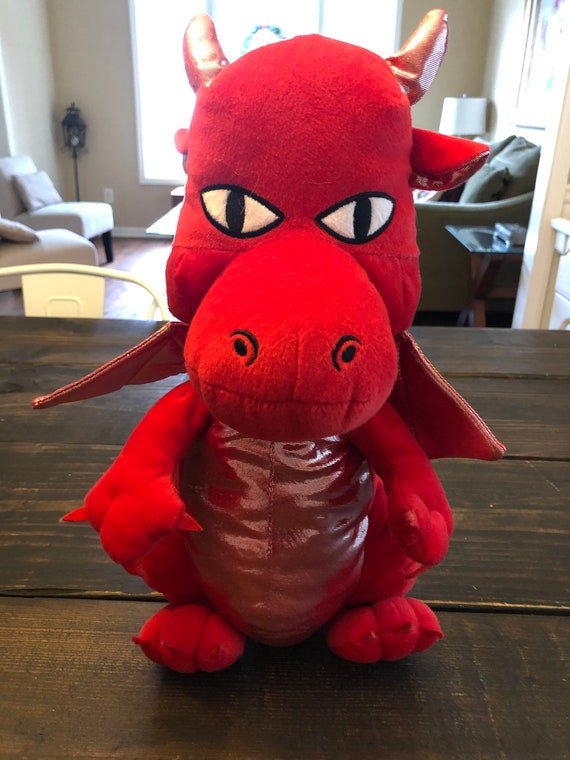 Fiesta Great Wolf Lodge Dragon Plush Red Stuffed Animal Toy Etsy Canada