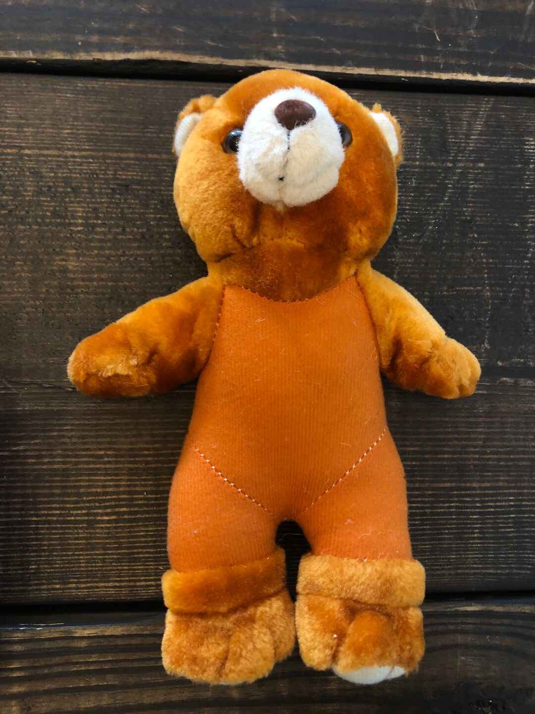 Vintage 1980’s Brown Teddy Bear Plush Stuffed Animal - Etsy