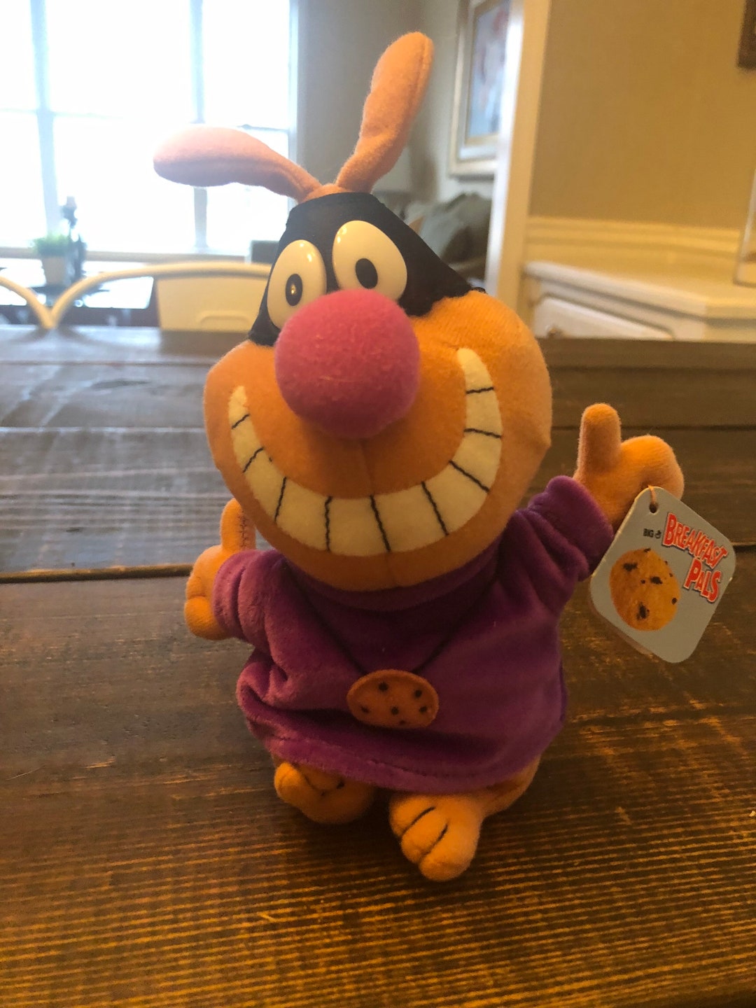 General Mills Cookie Crisp Chip Dog Cereal Mascot Plush Stuffed