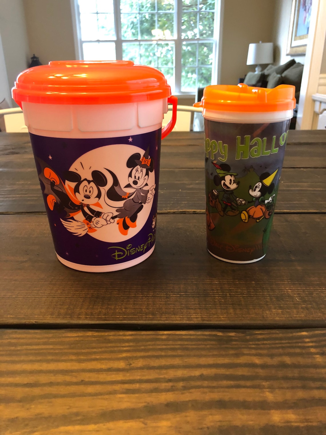 Disney Parks plastic Halloween Popcorn Bucket with lid and Etsy