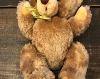 Vintage 1981 Animal Toys Plus Teddy Bear Plush Stuffed Animal
