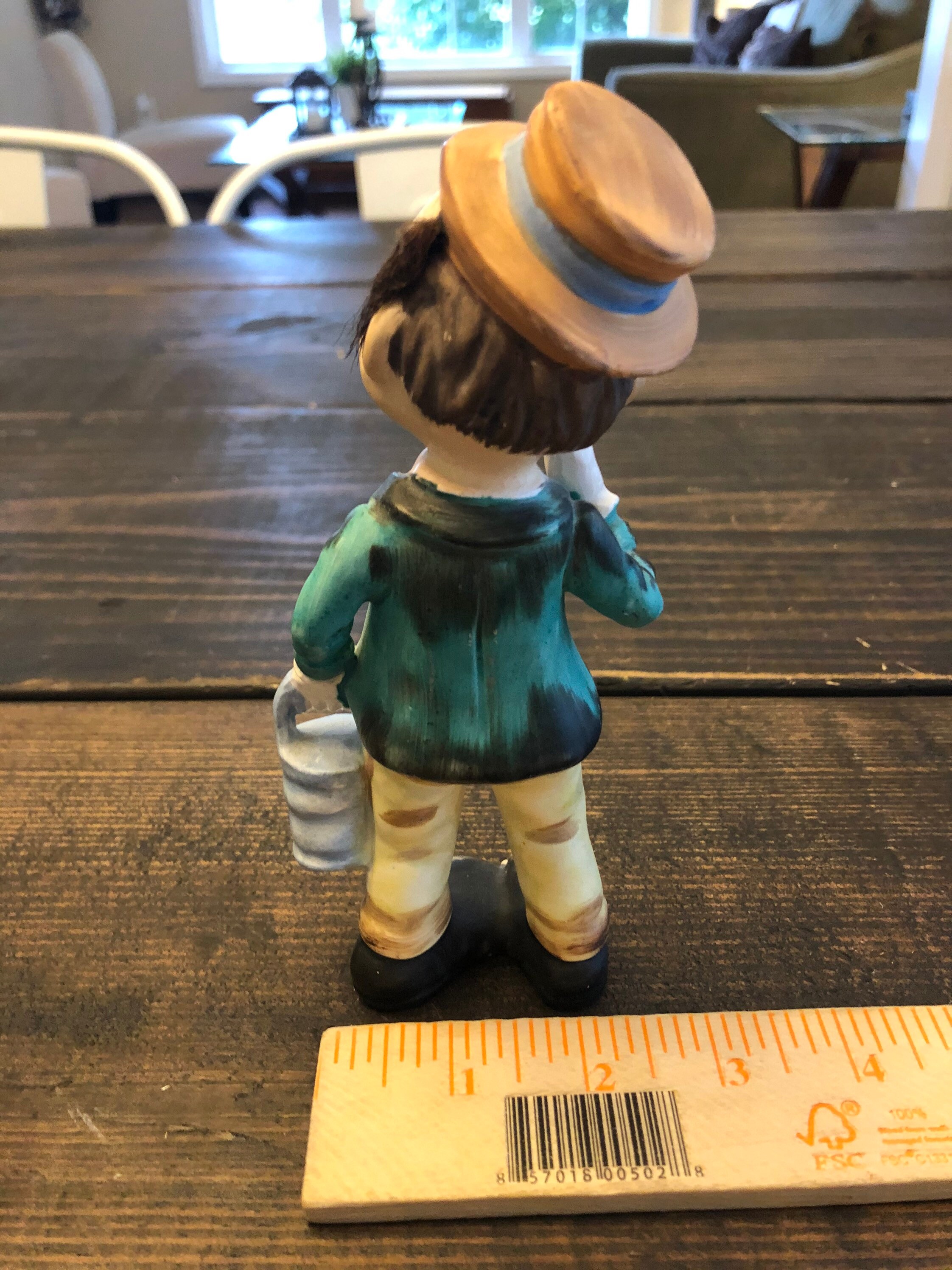 Vintage Ceramic Hobo Clown Figurine Hand-painted With Rabbit | Etsy