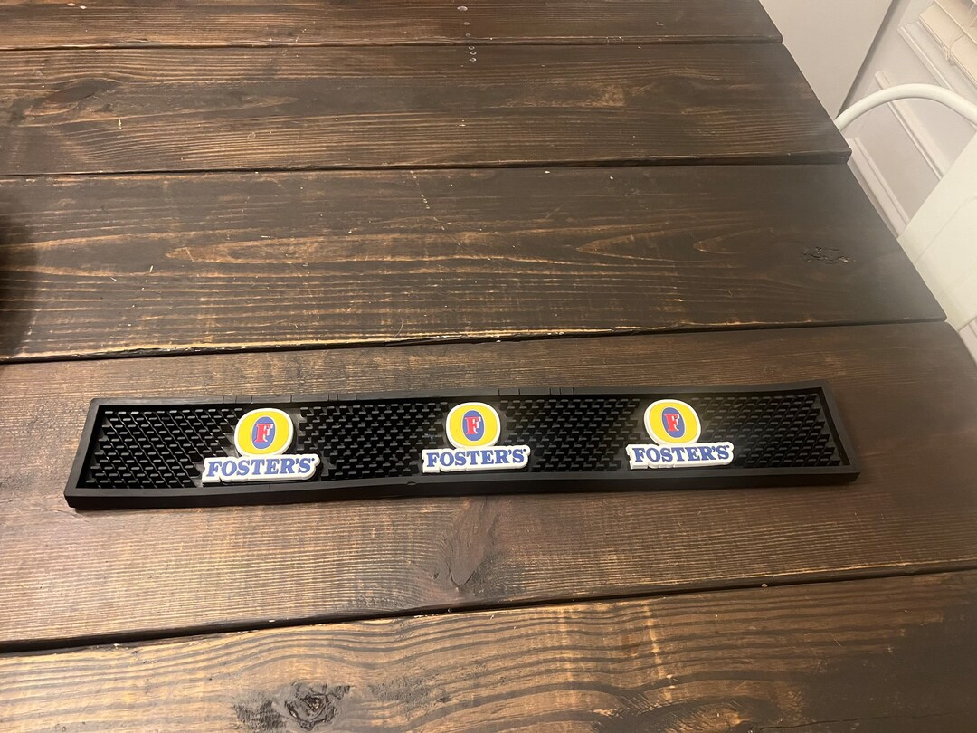 Foster Beer Rug Foster's Australian Beer Heavy Rubber Bar Drip Mat Fosters - Etsy