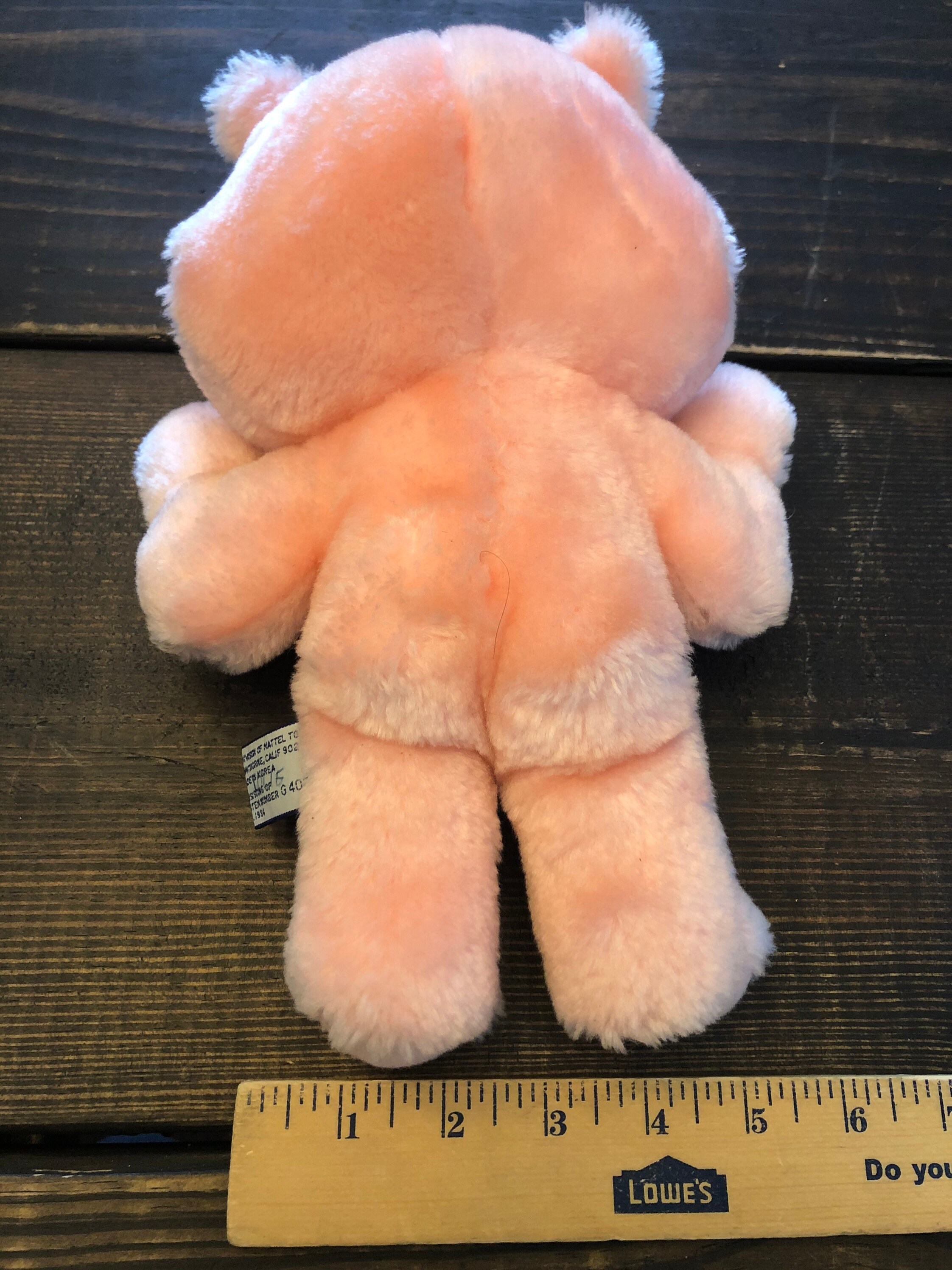 Vintage 1984 Mattel Emotions Pink Teddy Bear Plush - Etsy