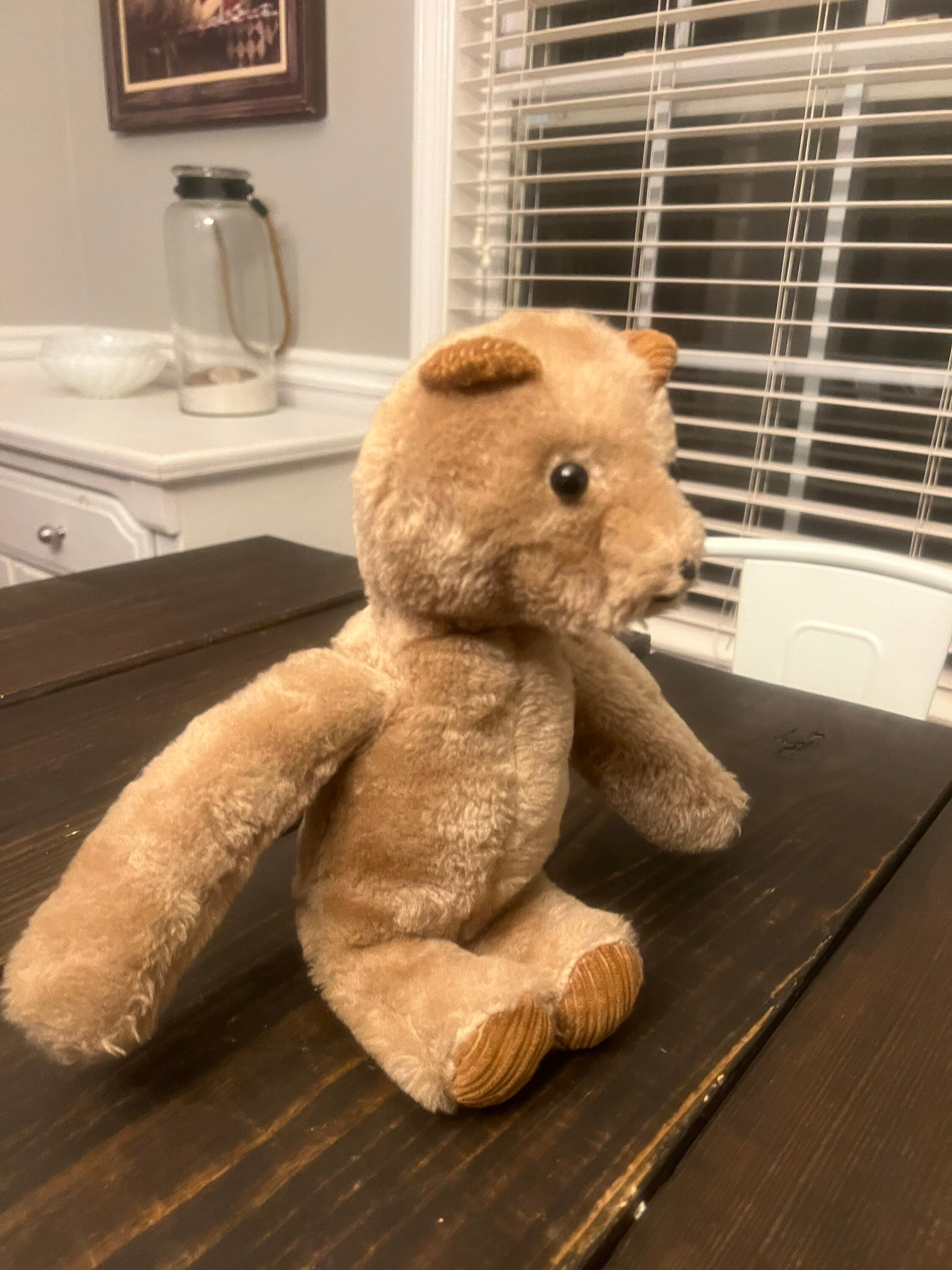 Vintage Teddy Bear Tan Brown - Etsy