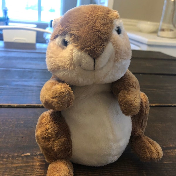 Ganz Webkinz Chipmunk Squirrel Plush Striped Back Stuffed Animal Toy No Code
