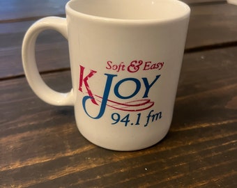 Vintage KJoy 94.1 FM Soft & Easy Coffee Mug K Joy