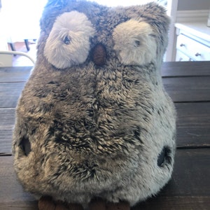 Pottery Barn Teen Rockin Plush Owl Speaker Pillow Stuffed Animal