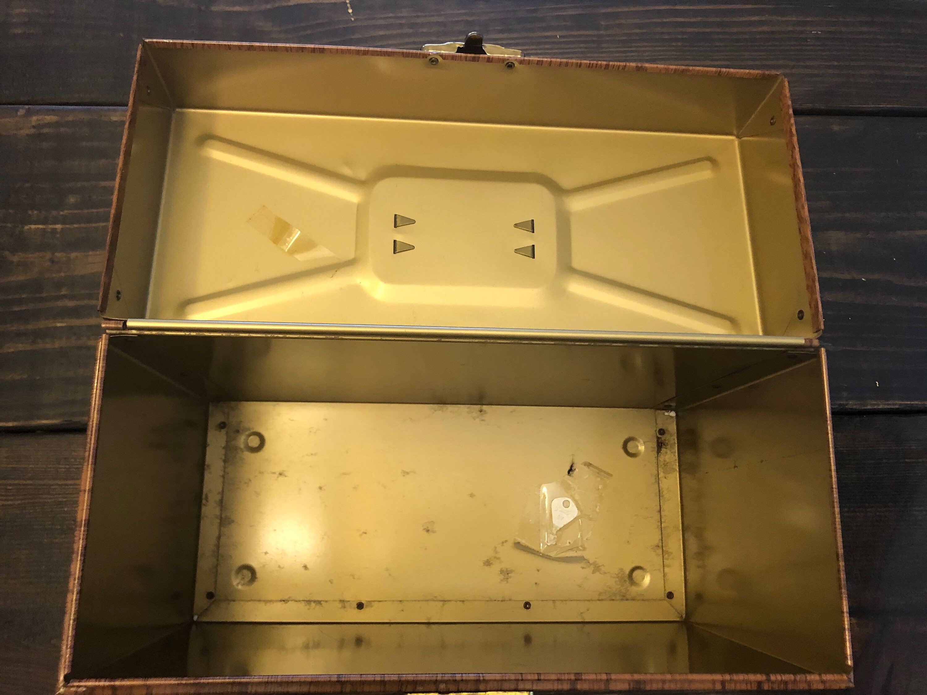 Vintage mediados de siglo Porta File caja de almacenamiento de | Etsy