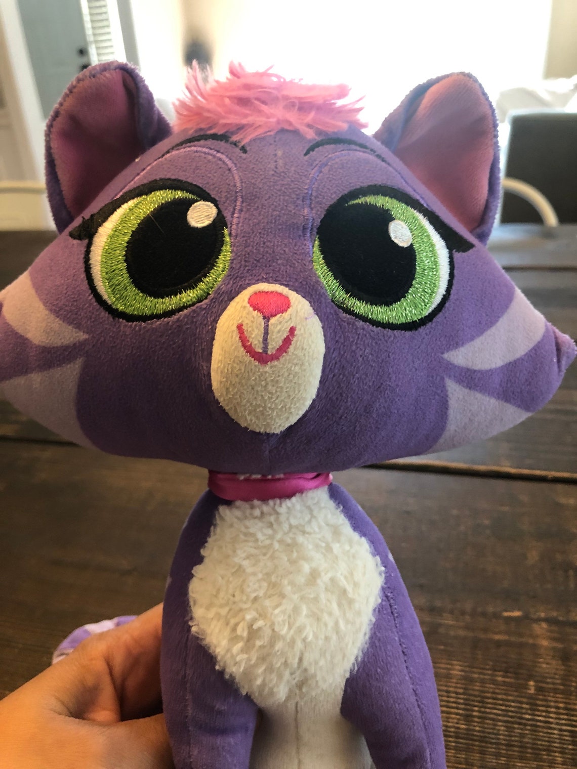 Disney Store Hissy Plush Puppy Dog Pals Purple Cat Etsy