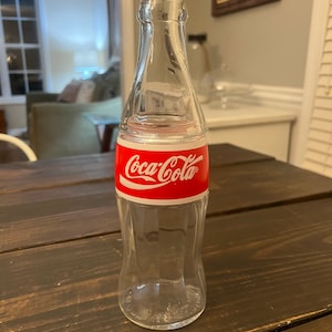 Vintage Coke Coca Cola glass bottle Jar