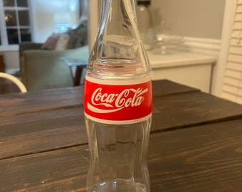 Vintage Coke Coca Cola glass bottle Jar