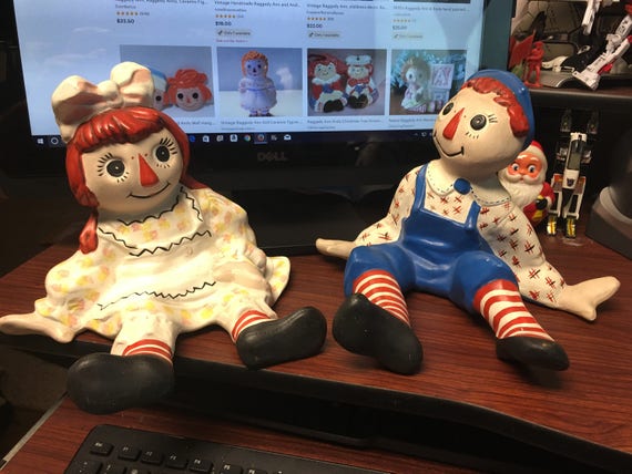 ceramic raggedy ann and andy