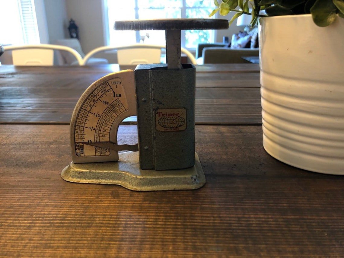 Vintages 1940's Triner Scales Liberty 1 Postal 1 LB Etsy