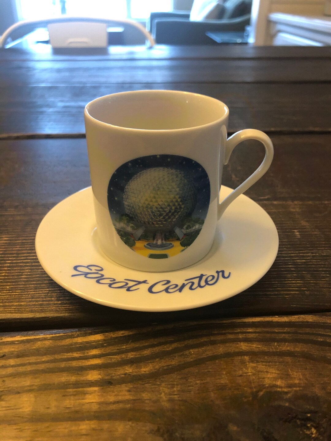 Vintage 1982 Walt Disney World Epcot Center Tea Cup and Saucer Set - Etsy