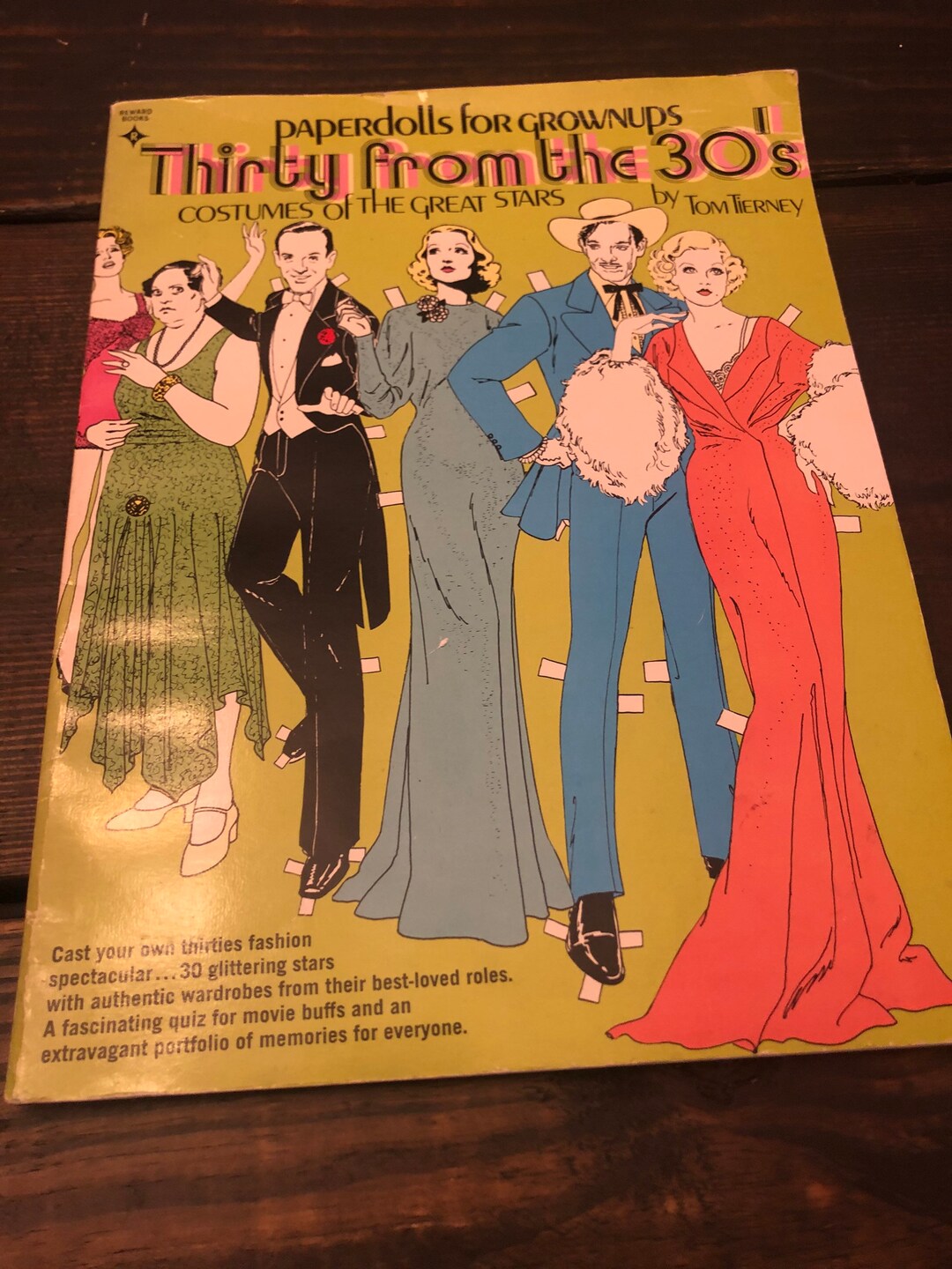 Vintage 1974 Paper Dolls for Grown Ups, Thirty From the 30s Tom Tierney Prentice Hall. Etsy