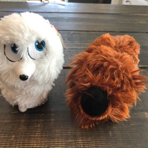 Beanie Babies Secret Life of Pets Gidget and Duke plush stuffed animal