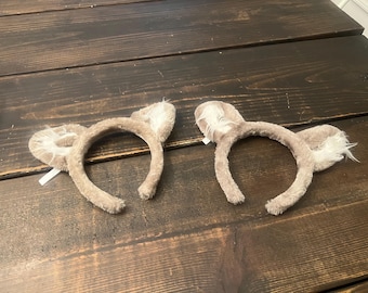 Lot of 2 Great Wolf lodge Wolf ears Headband