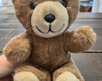 Vintage 1983 Trudy Benjamin Teddy Bear Relleno Felpa Marrón Animal