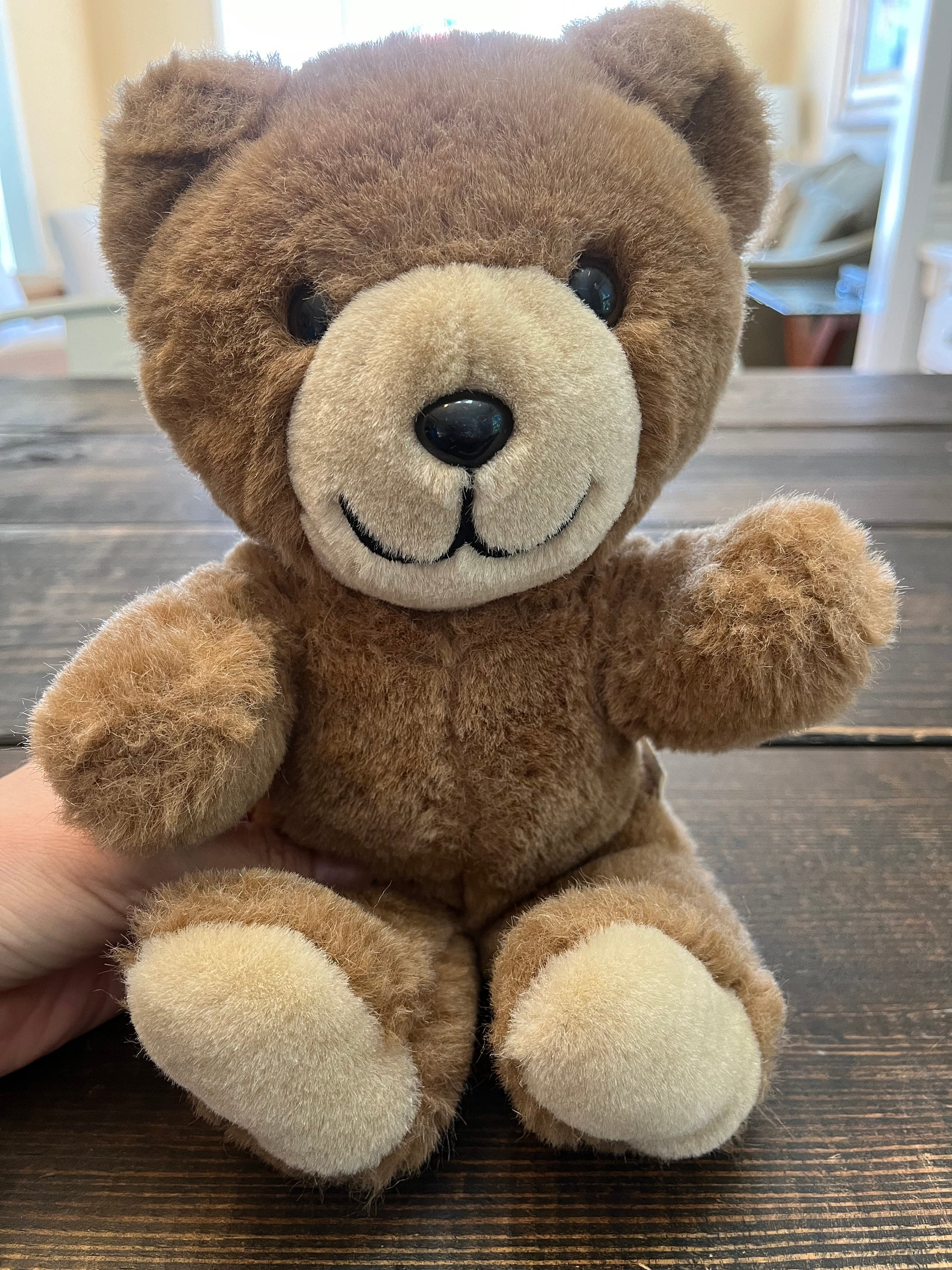 Teddy@Riv.  Vintage 1983 Trudy Benjamin Teddy Bear Stuffed Plush Brown Animal