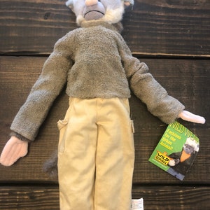Vintage Wild Republic Monkey plush with clothes stuffed animal with tags