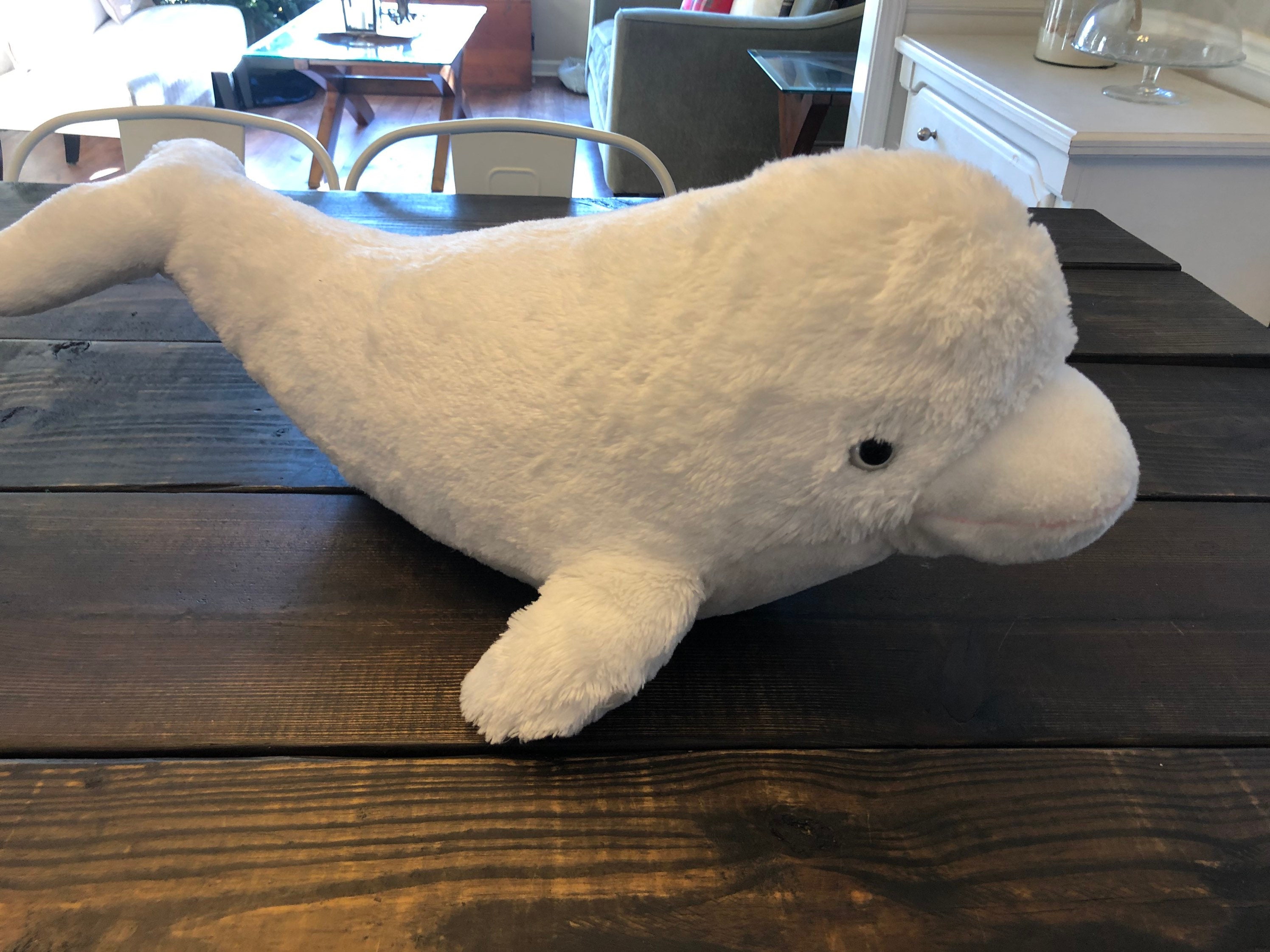 Large Dolphin Plush White Soft Stuffed Animal Toy - Etsy Israel Large Dolphin Plush White Soft Stuffed Animal Toy - Etsy Israel
