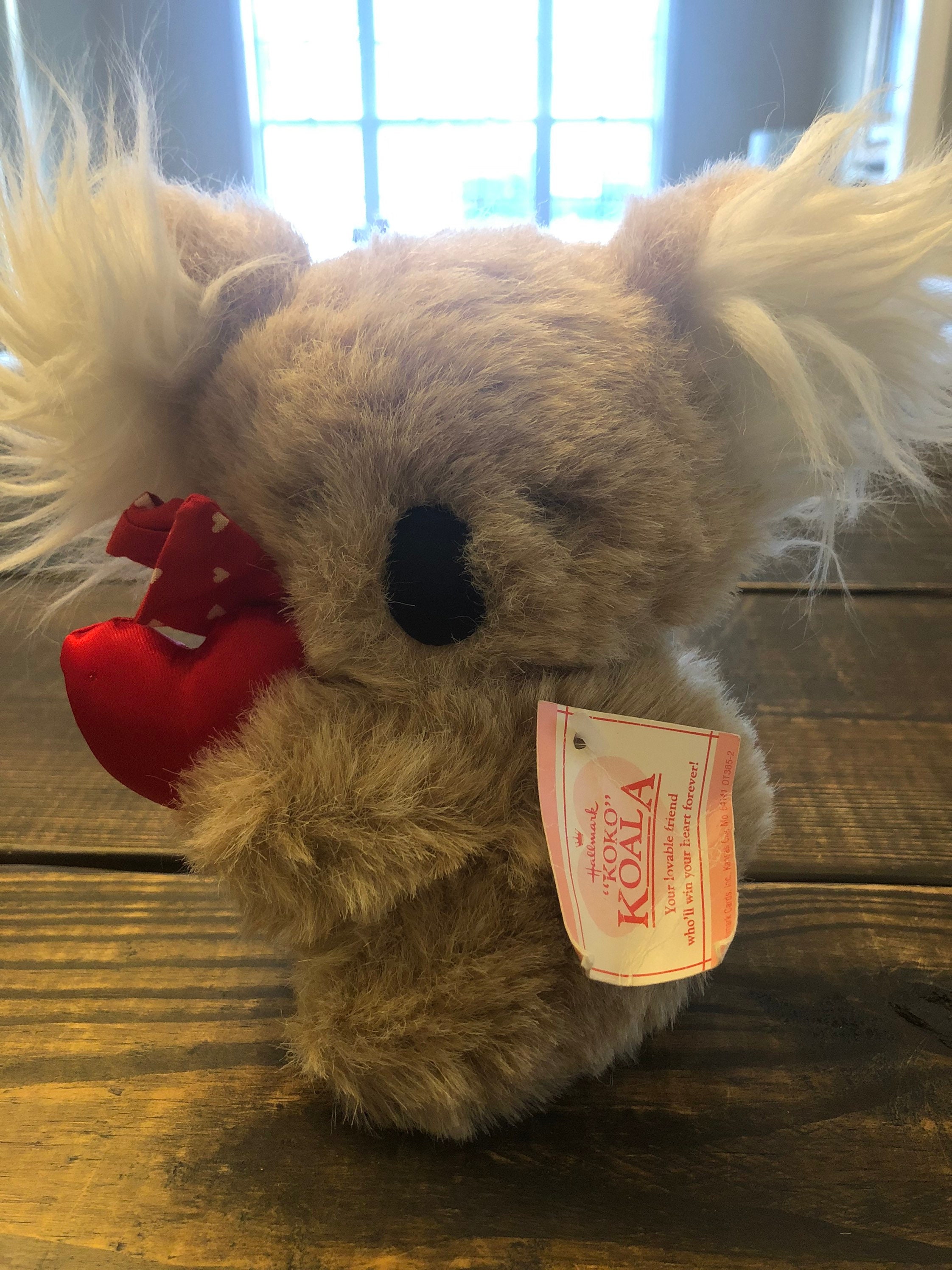 Vintage 1984 Hallmark Koko Koala Bear Plush Stuffed Toy Animal
