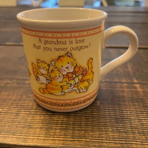 Vintage 1986 American Greetings A Grandma is love that you never outgrow Coffee Mug