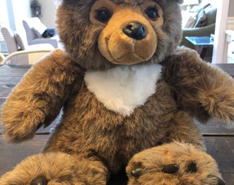 Vintage 1986 World Doll Crown Collection Crown Prince Charlie Bear Plush Stuffed Animal