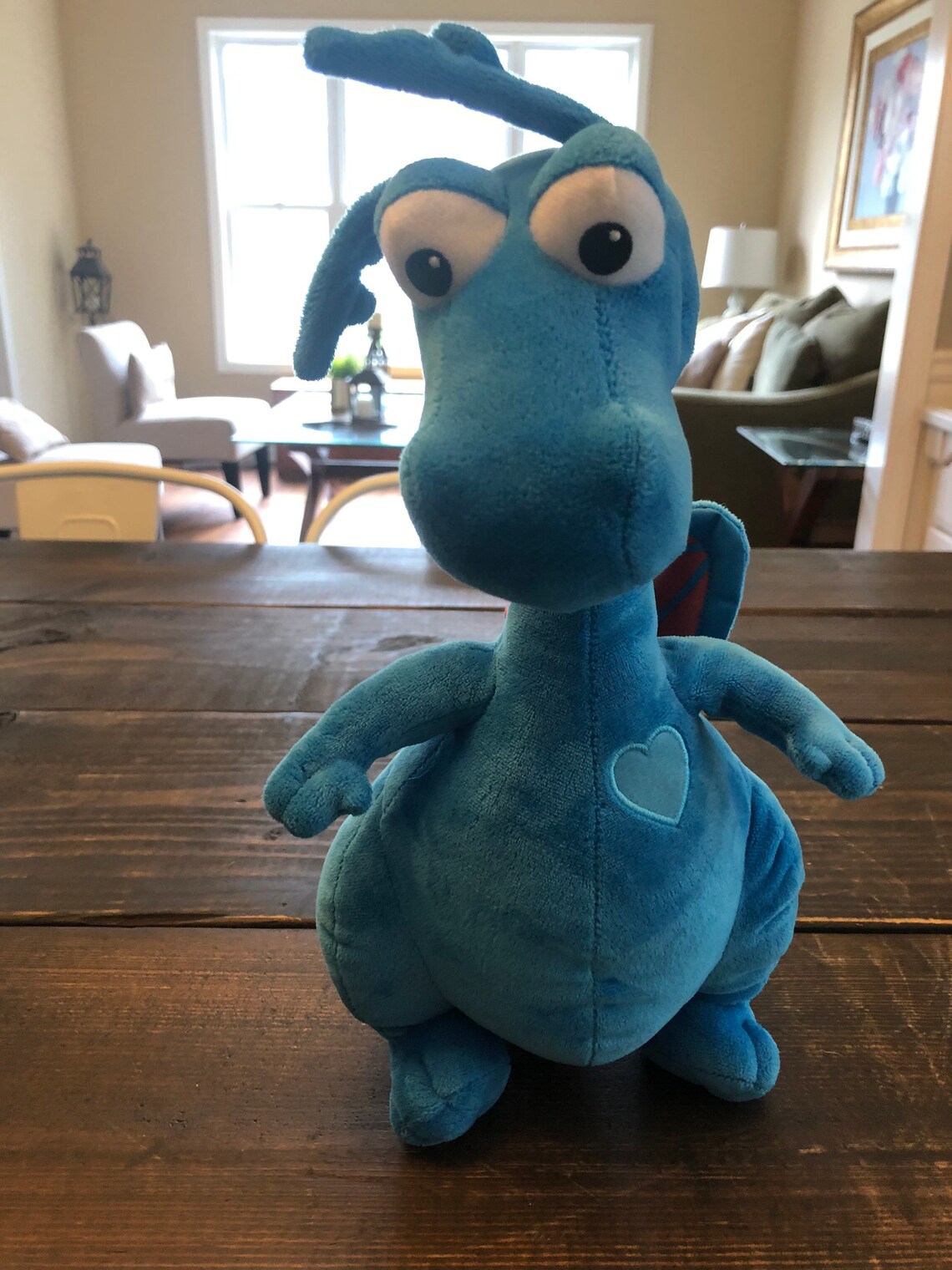 Disney Doc McStuffins Stuffy Dragon Soft Blue Plush Animal Toy | Etsy