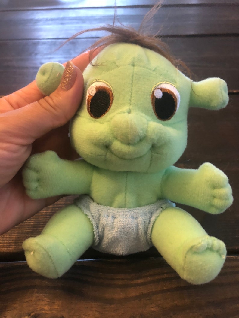 Dreamworks Shrek Donkey and Baby Shrek Plush Stuffed Animal Etsy