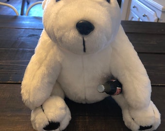 coca cola polar bear moletom com capuz