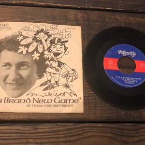 Vintage Atlantis record Atlanta Braves record “Take me out the the ball game” Tim McCabe, Buzz Capra