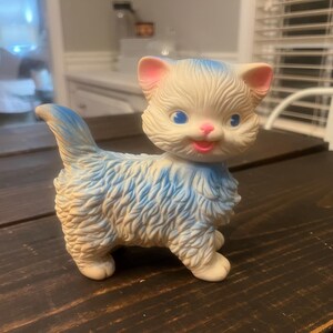 Vintage 1960's Edward Mobley Mittens the Kitten Cat Rubber Squeaky