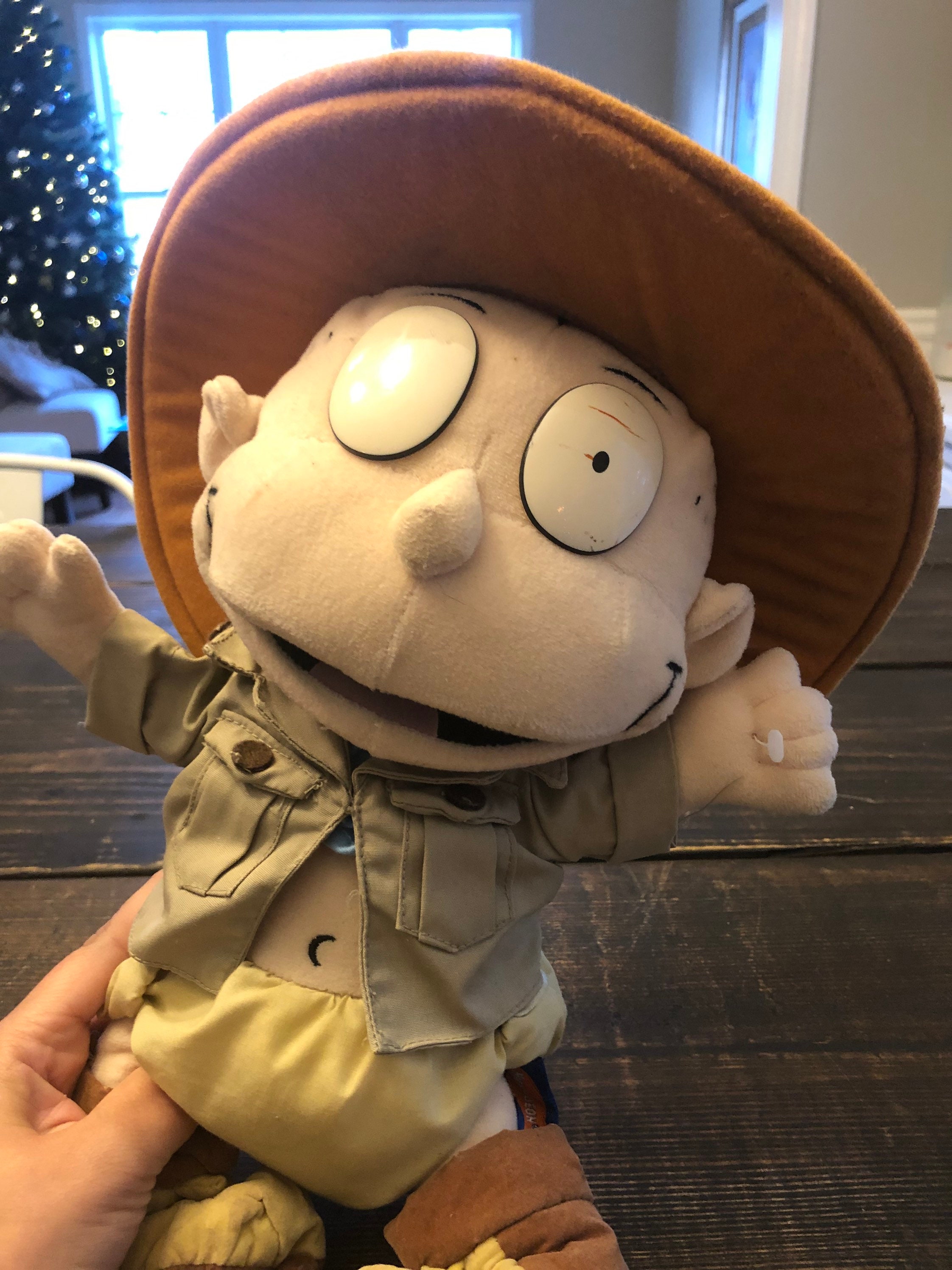 Vintage 1998 Rugrats Safari Tommy Pickles Mattel Doll Plush Viacom