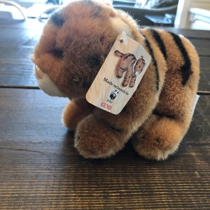 Gund World Wildlife Fund WWF Plush Tiger Stuffed Animal