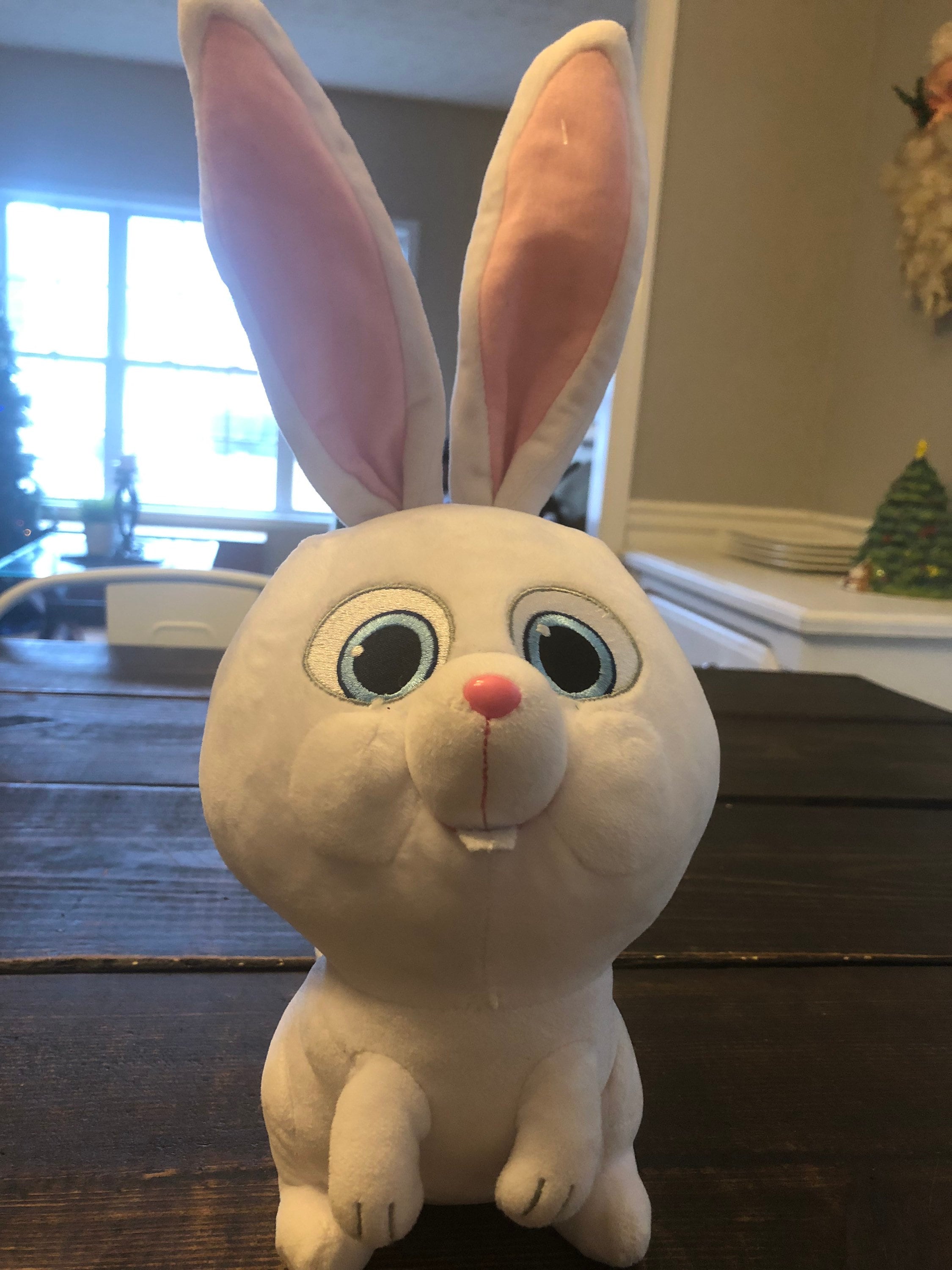 The Secret Life of Pets Snowball Bunny Rabbit Soft Plush White pic