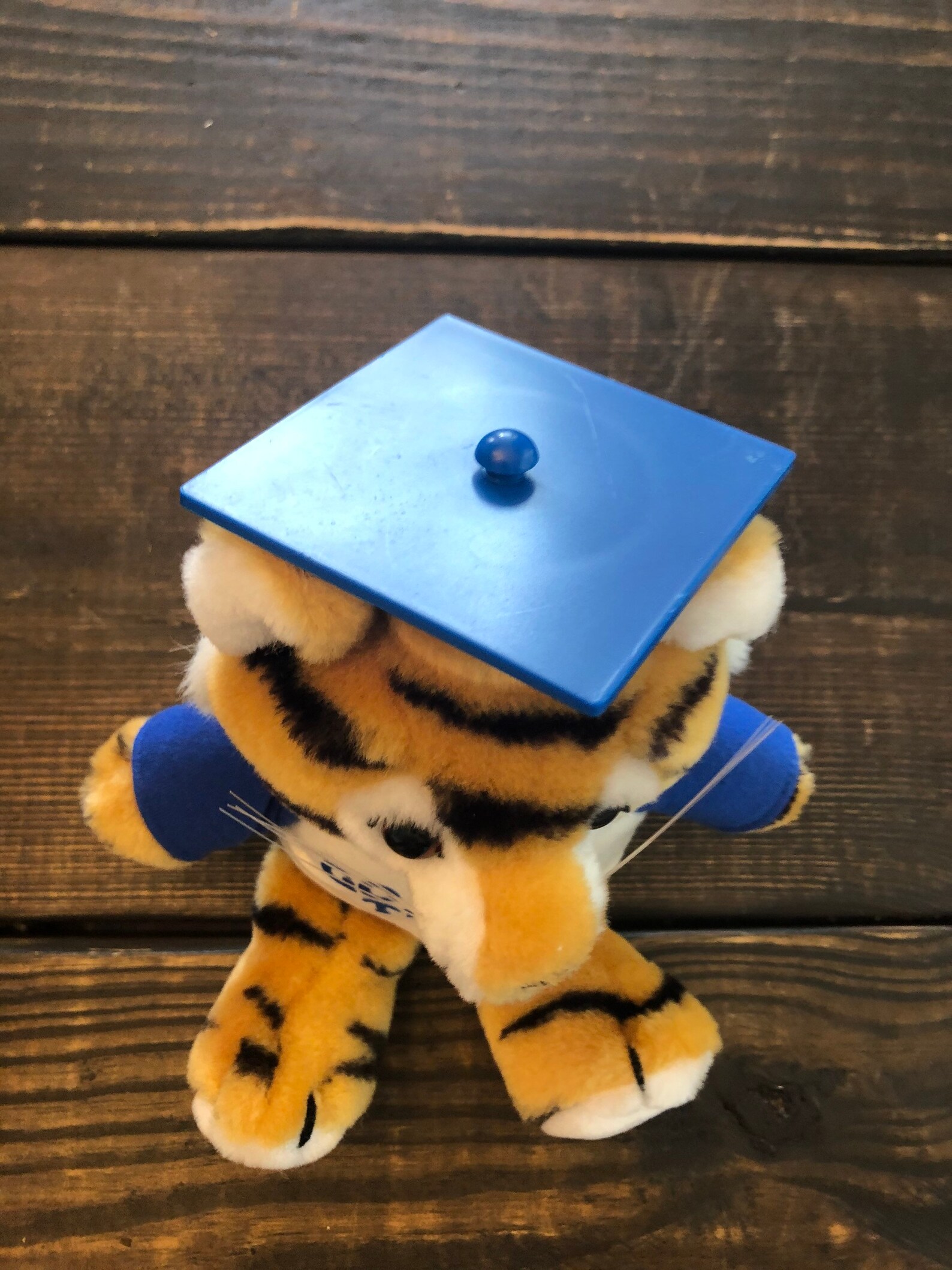 Vintage 1986 Dakin Tiger Graduation Fo Get Em Tiger Plush | Etsy