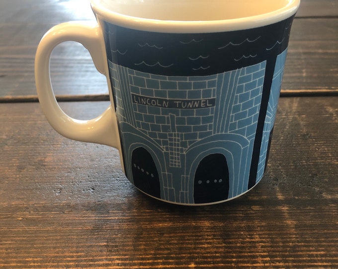 Fishs Eddy Mug Designed by Ana Benaroya, Bridge & Tunnel Series