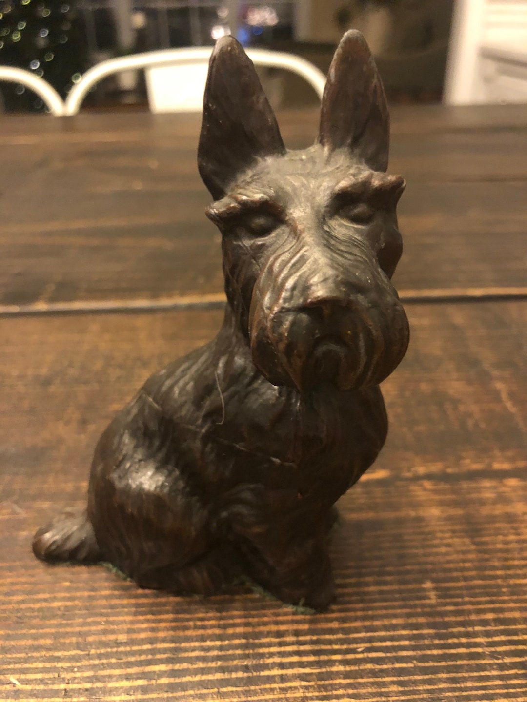 Collectable Metal Scottish Terrier Figurine Etsy