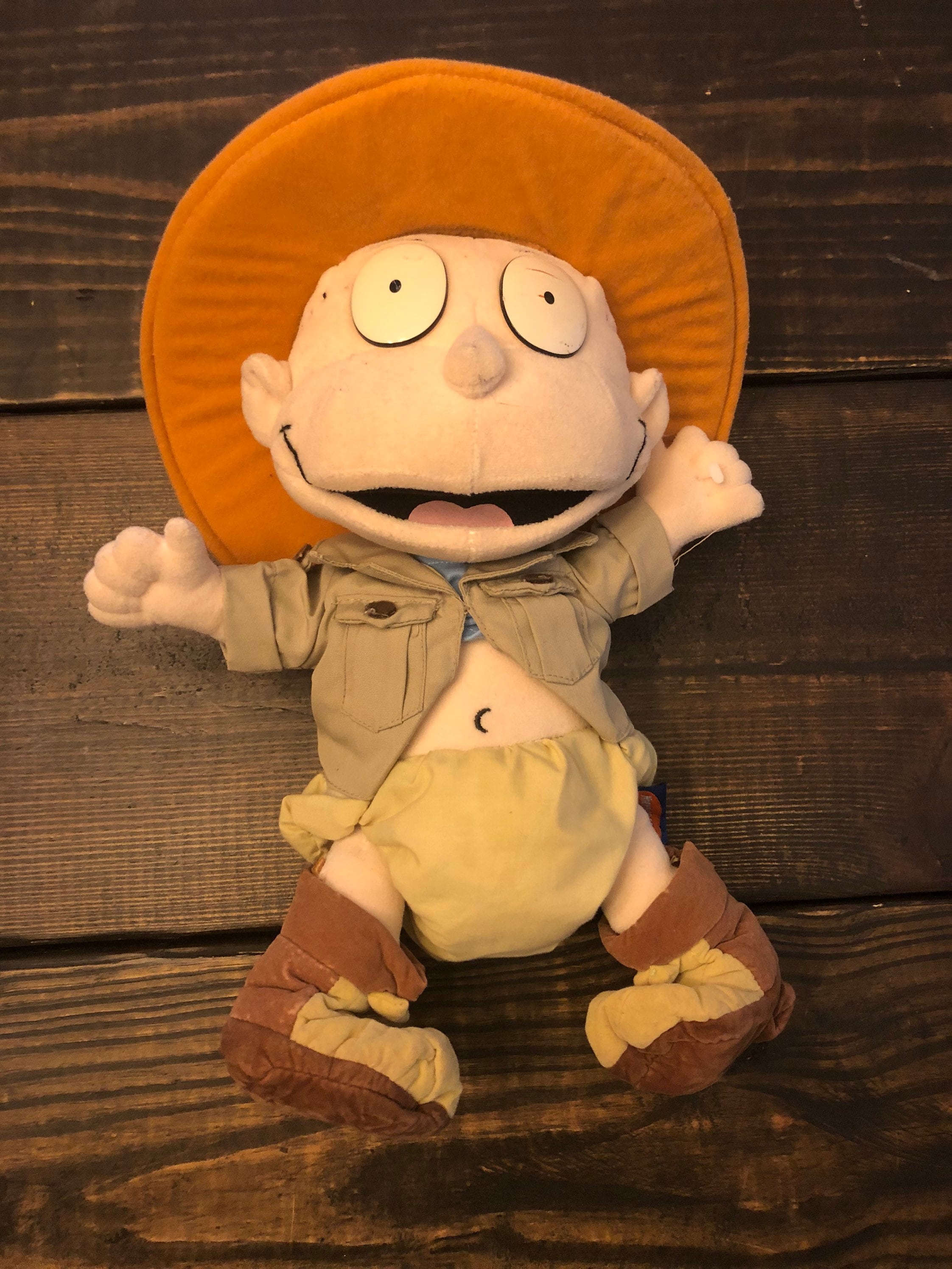 Vintage 1998 Rugrats Safari Tommy Pickles Mattel Doll Plush Viacom