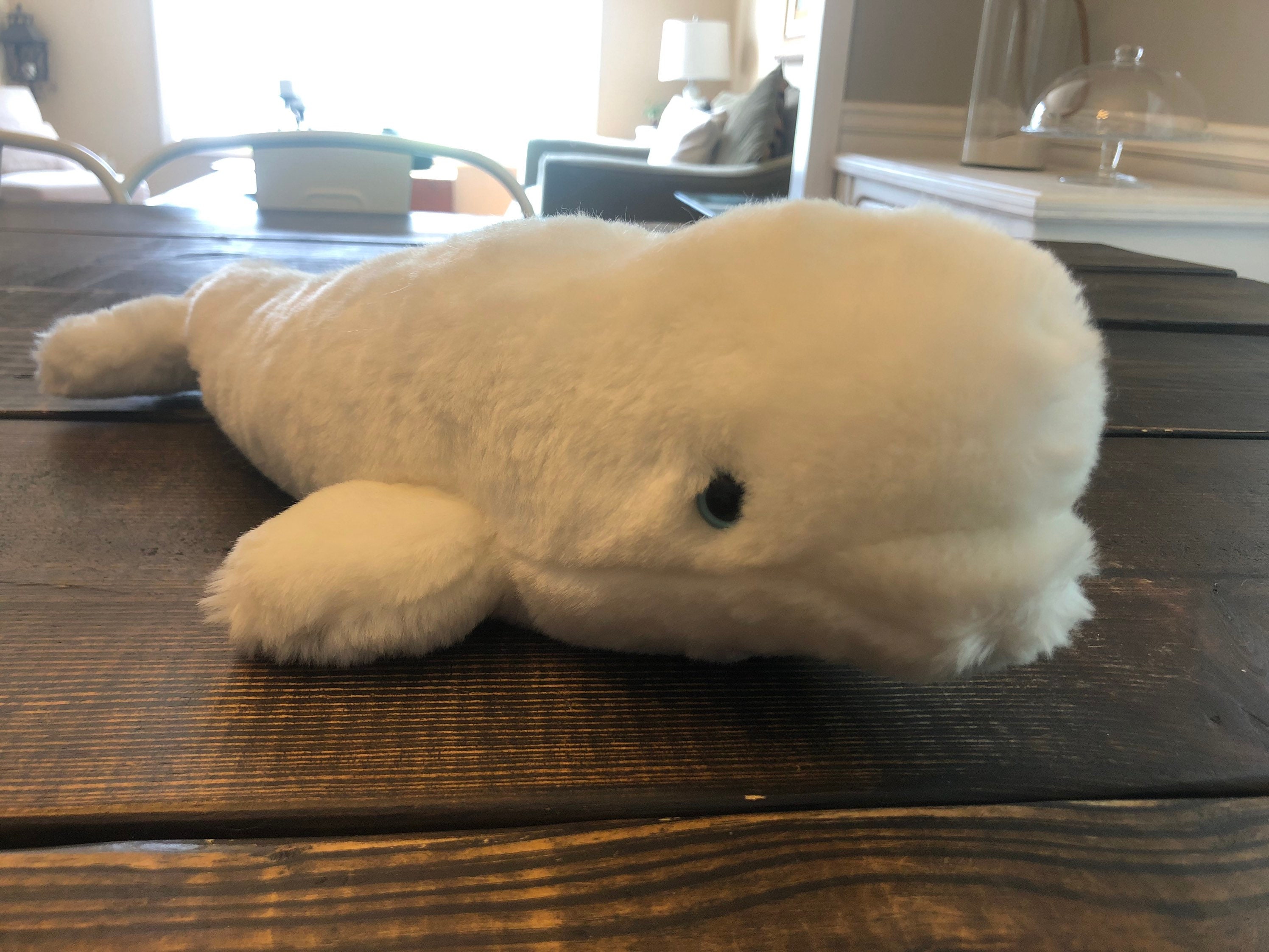 beluga whale pillow pet