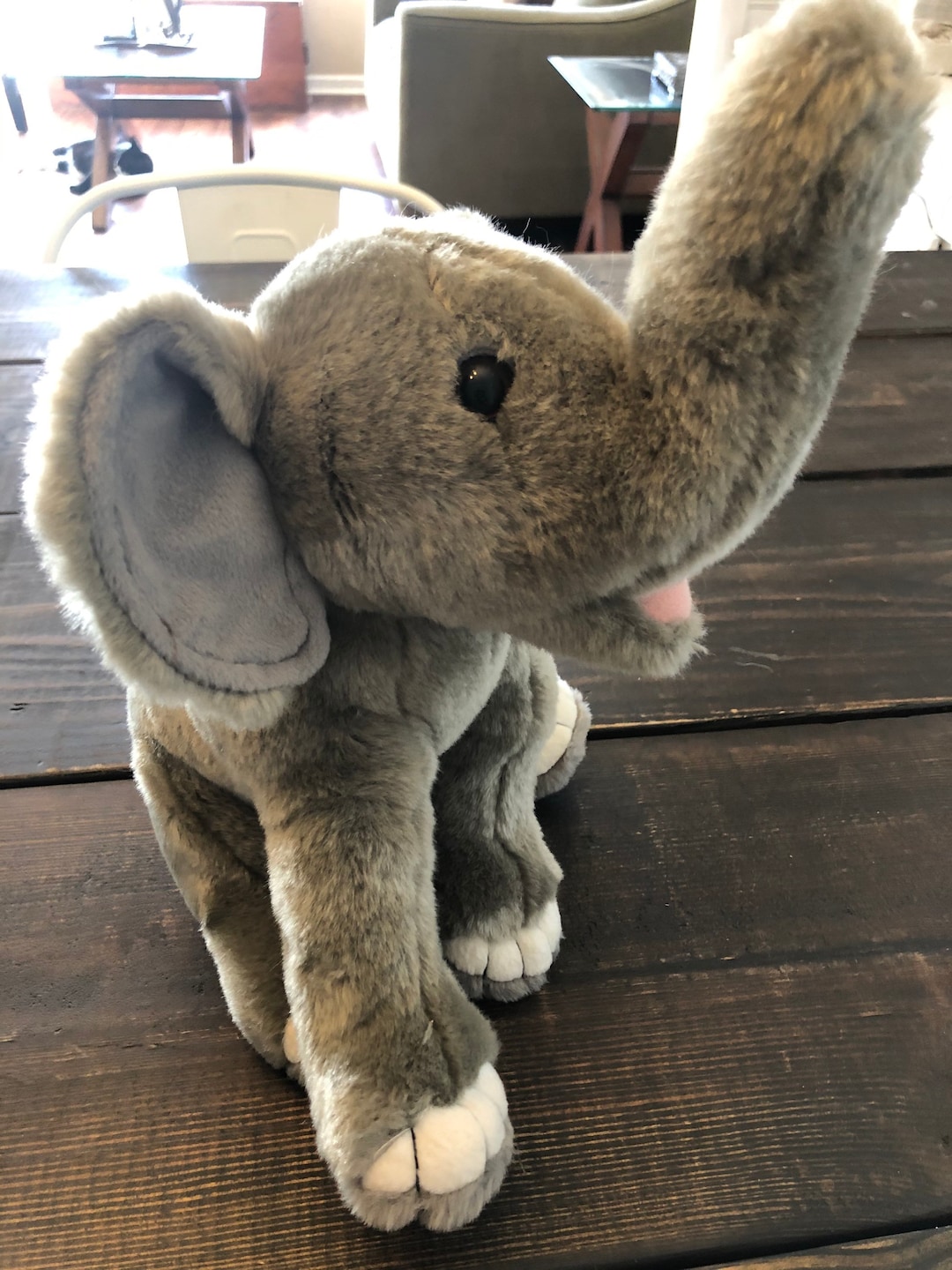 Vintage JLI Petting Zoo 1994 Elephant Plush Stuffed Animal - Etsy