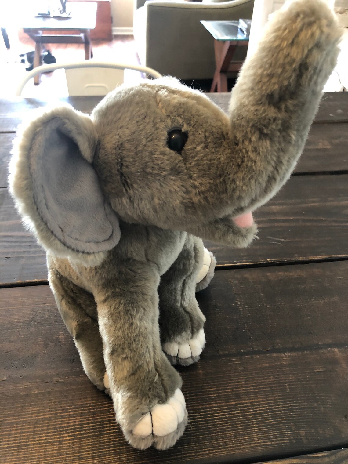 Vintage JLI Petting Zoo 1994 Elephant Plush Stuffed Animal Etsy